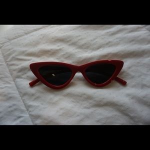 Red Cat Eye Sunglasses